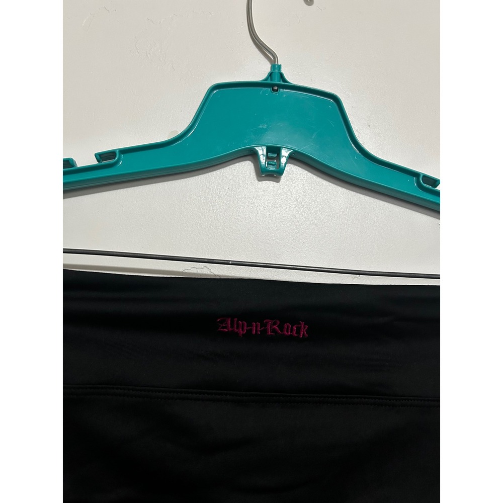 Alp-n-Rock Womens Black Athletic Skort Embroidered Edelweiss Size 1 Made in USA - Picture 6 of 8
